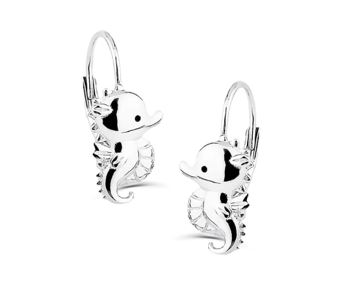 kolczyki koniki morskie