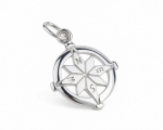 Zawieszka Wind Rose - róża wiatrów ze srebra 925